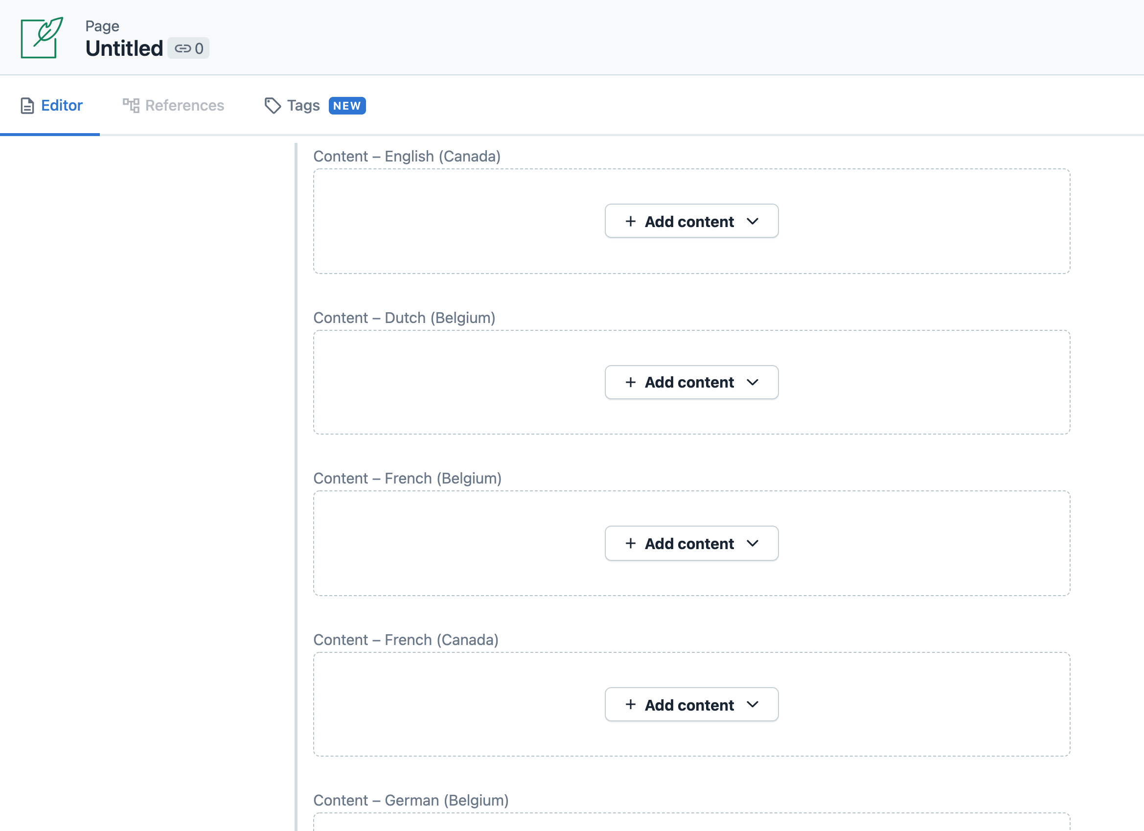 Content model for a Solution 1